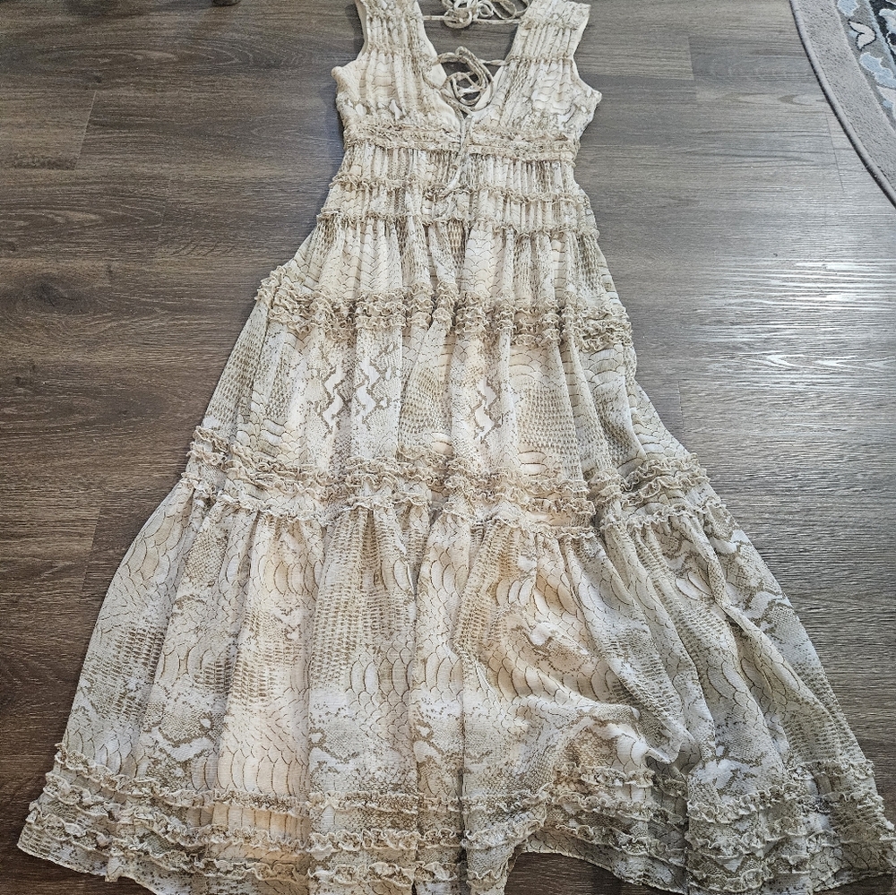 NWT Gianni Bini Summer Tierd Maxi Dress sz 6 - Picture 10 of 12